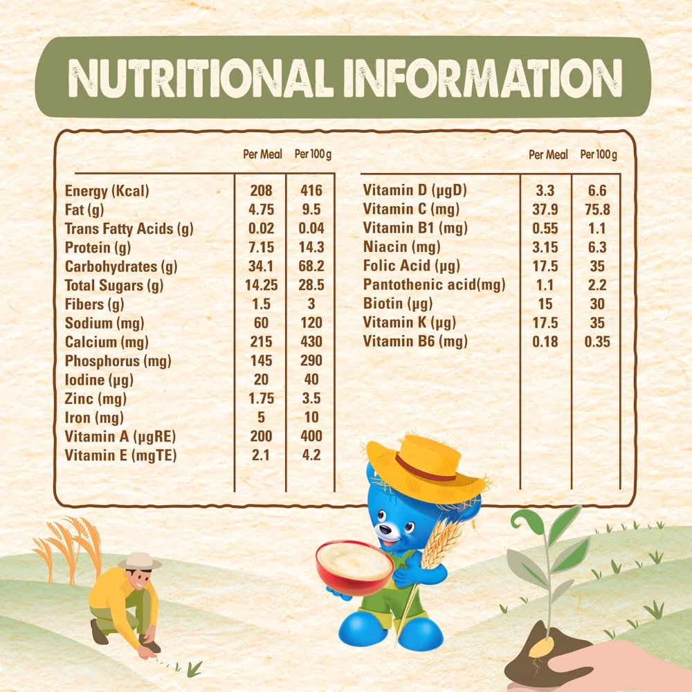Nestle Cerelac Wheat & Honey 400g – Iron Fortified Baby Cereal with Essential Vitamins & Minerals 2
