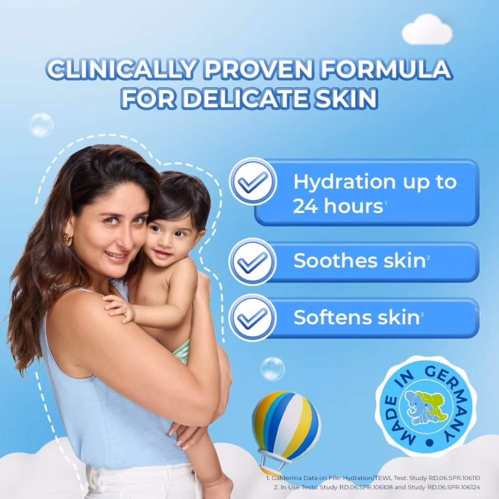 Cetaphil Baby Daily Lotion 300ml – Gentle Moisturizer with Shea Butter & Glycerin for Soft Skin 4