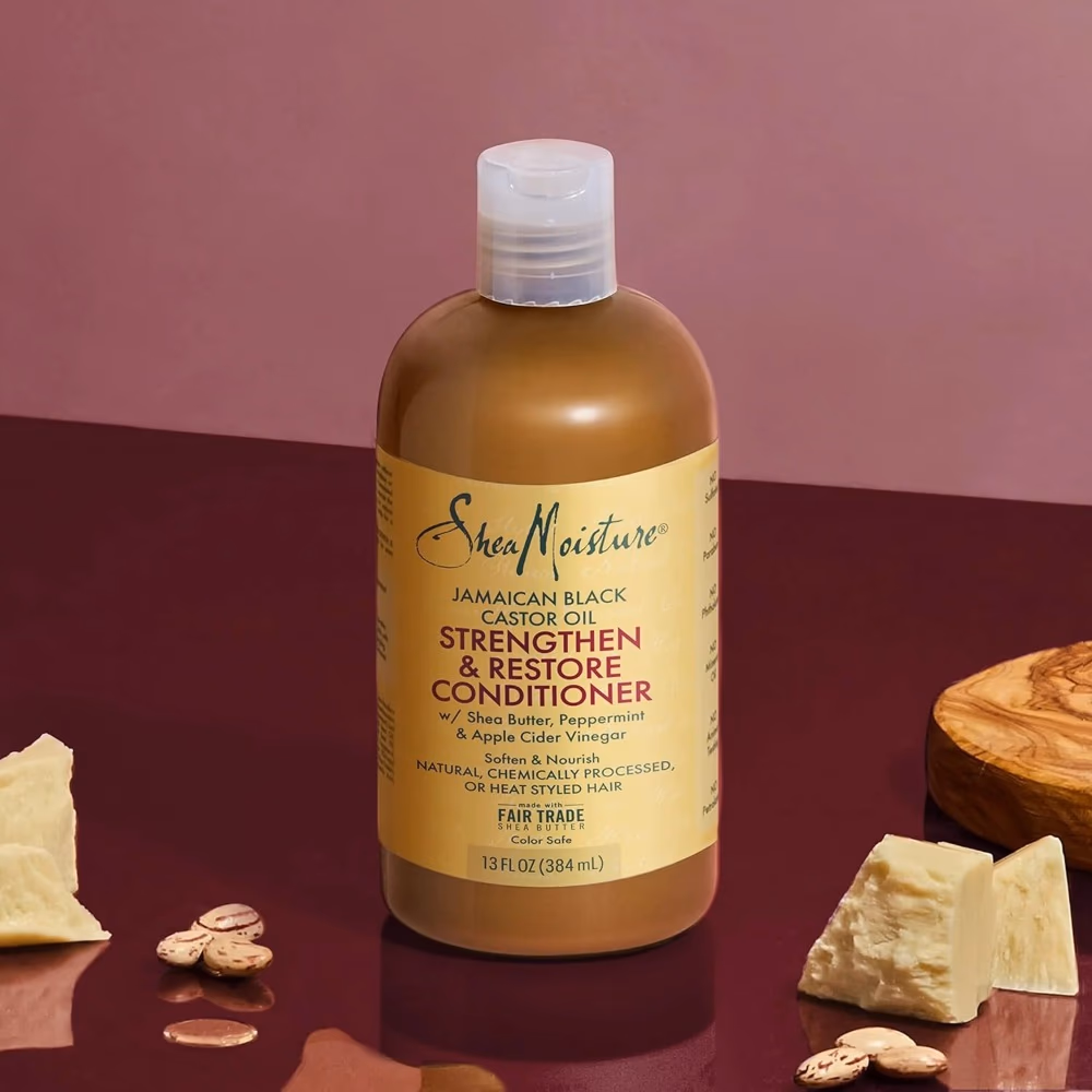 Shea Moisture Jamaican Black Castor Oil Strengthen & Restore Conditioner  2