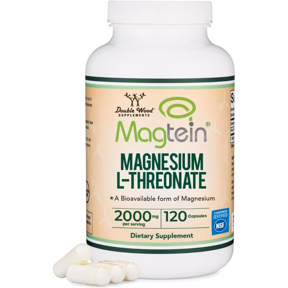 Double Wood Magtein Magnesium L-Threonate 2000mg 120 Capsules