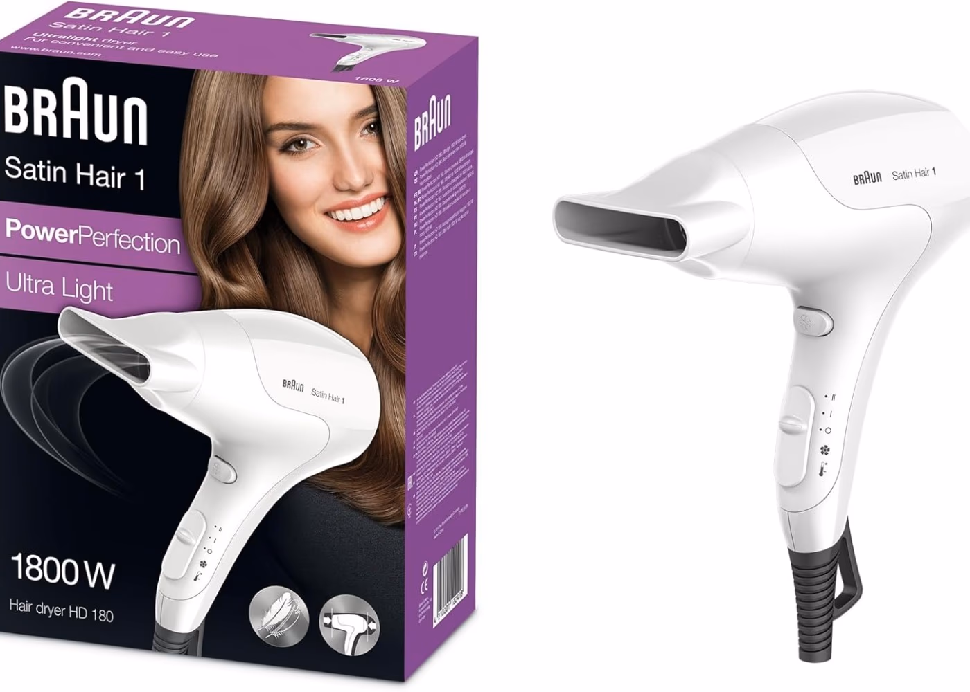 Braun Satin Hair 1 HD 180 Hair Dryer 5