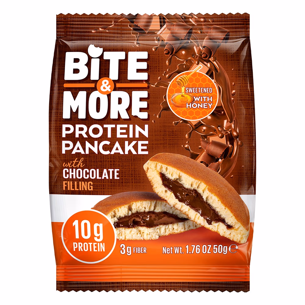 Bite and More Protein Pancake Chocolate 50g
