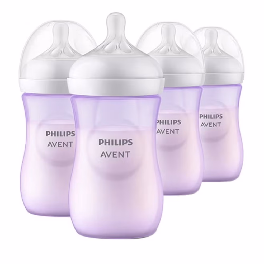 Philips Avent 1M+ Natural Bottle 260ML 4 Pieces