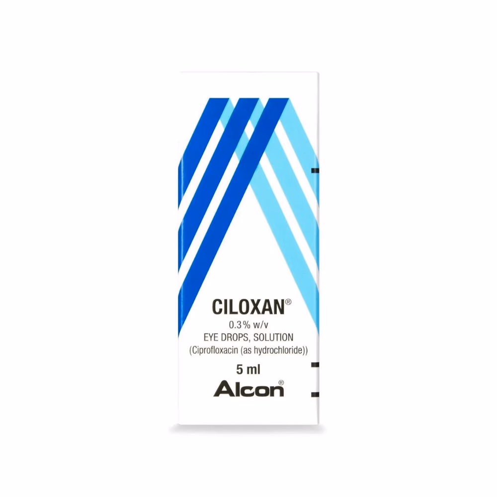Ciloxan 0.3% Eye Drops 5ml – Antibiotic Eye Drops for Bacterial Infections 1