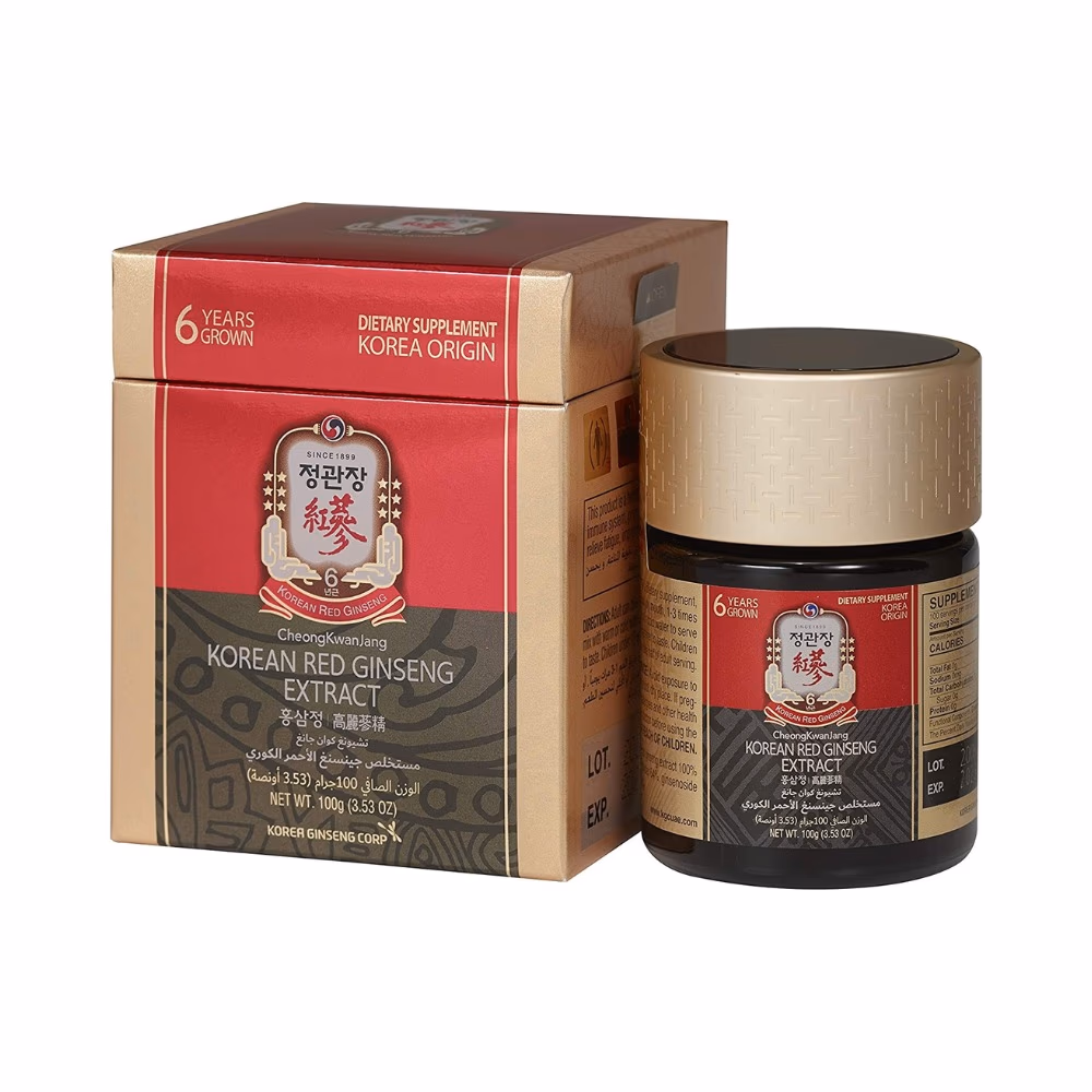 CheongKwanJang Korean Red Ginseng Extract 100g – Premium Herbal Supplement for Energy & Vitality