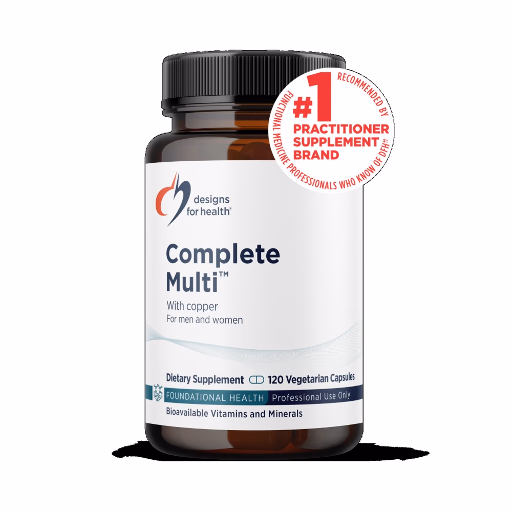 Designs for Health Complete Multi with Copper - 120 Capsules