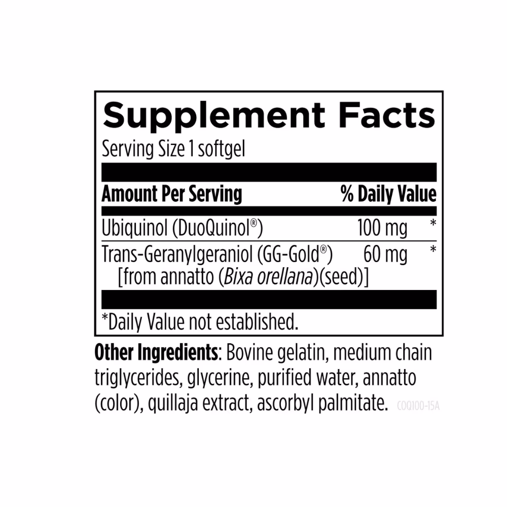 Designs for Health CoQnol 100mg - 60 Softgels 2
