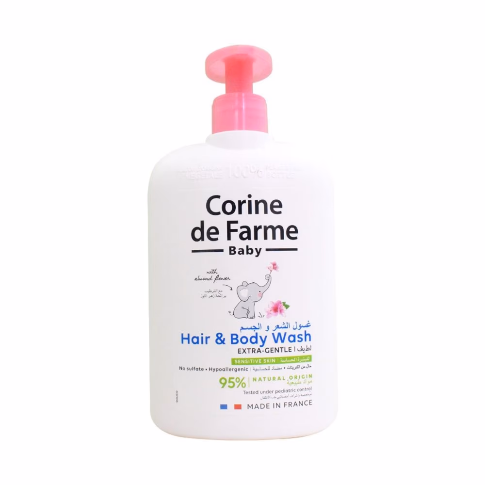 Corine de Farme Baby Hair and Body Wash (500ml) 1