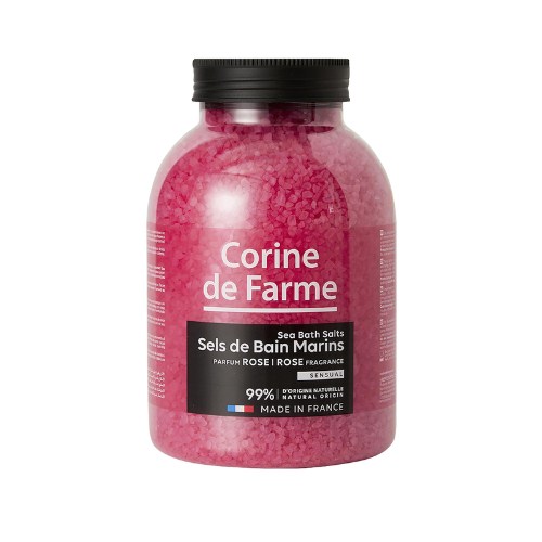 Corine de Farme Bath Sea Salt Rose 1.3kg 1