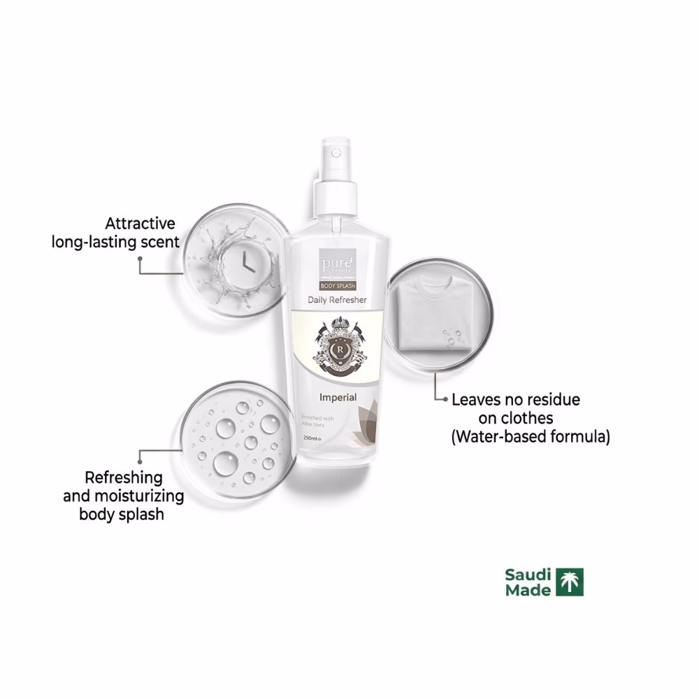 Pure Beauty Body Splash Imperial For Men 250ml 3