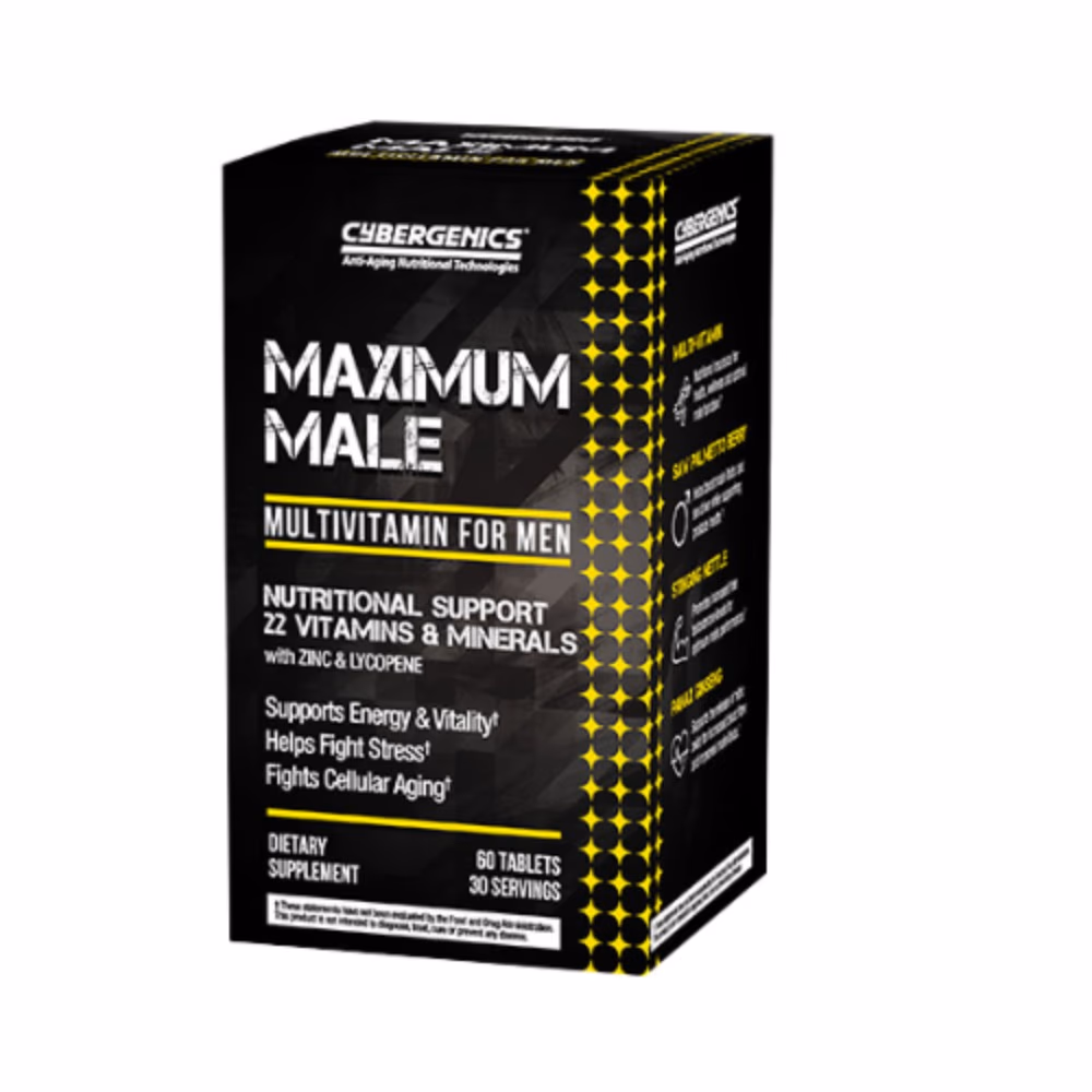 Cybergenics Maximum Male Multivitamin 60 Tablets 1