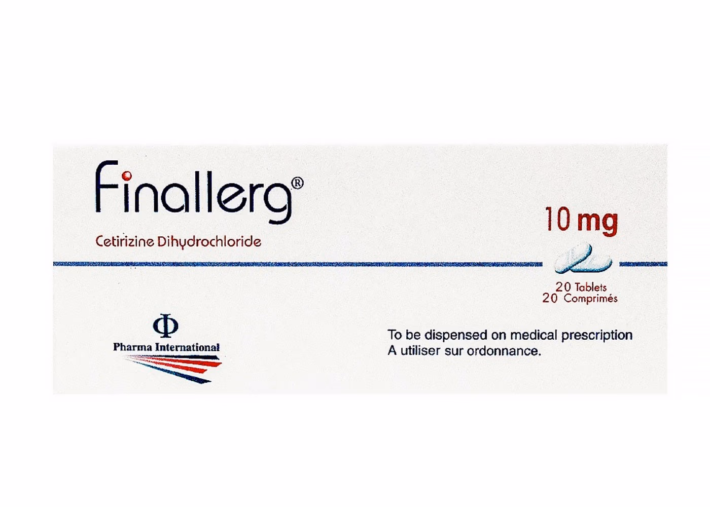 Finallerg 10mg Tablets 20s