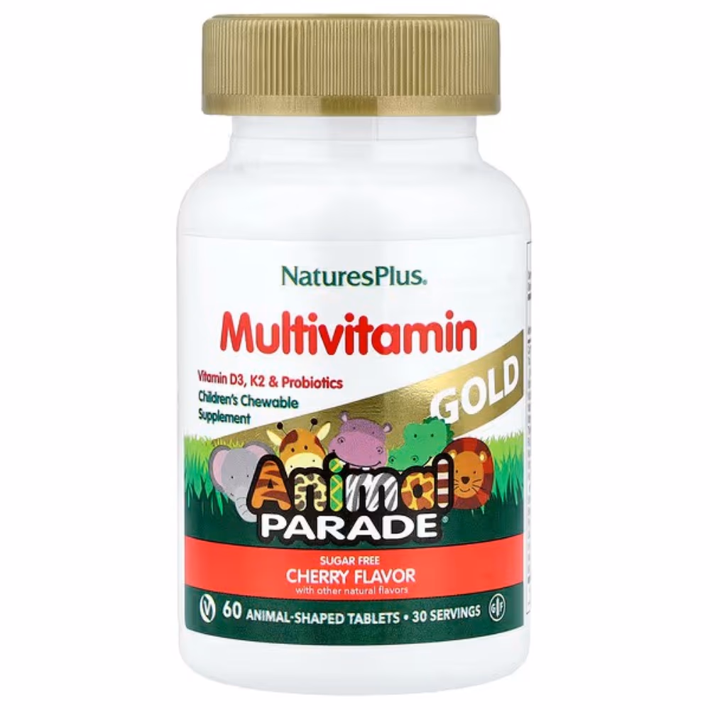Natures Plus  Animal Parade Multi Gold Cherry Tablet 60s 1
