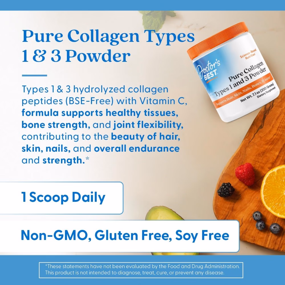 Doctor's Best Collagen Type 1 & 3 200g 5
