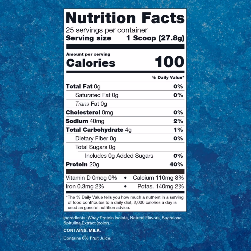 Raw Nutrition Clear Whey Protein 695gm – Blue Raspberry | Light and Refreshing Whey Isolate | 25 Servings 3