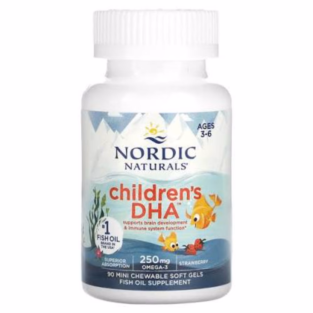 Nordic Children's DHA Mini Chew Soft Gels 90s