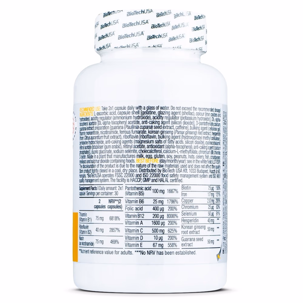 BioTechUSA B-Complex - 60 Capsules 2