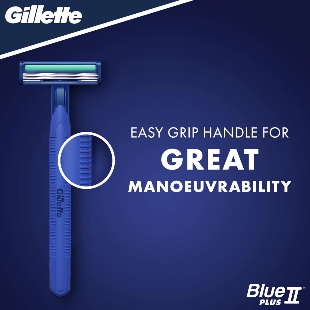 Gillette Blue II Plus Disposable Razors 5s 5