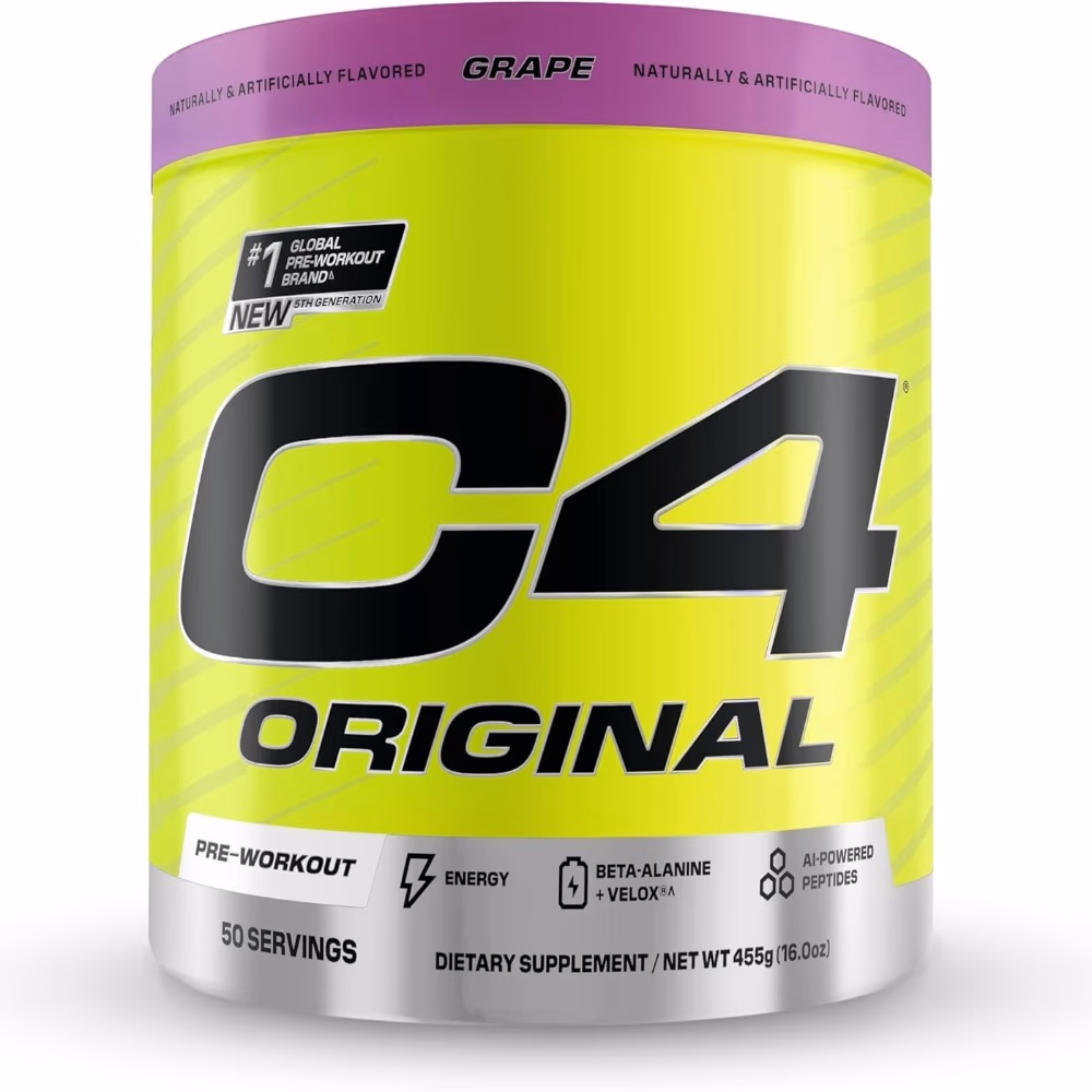 Cellucor C4 Original Grape 50 Servings – Pre-Workout Supplement 1