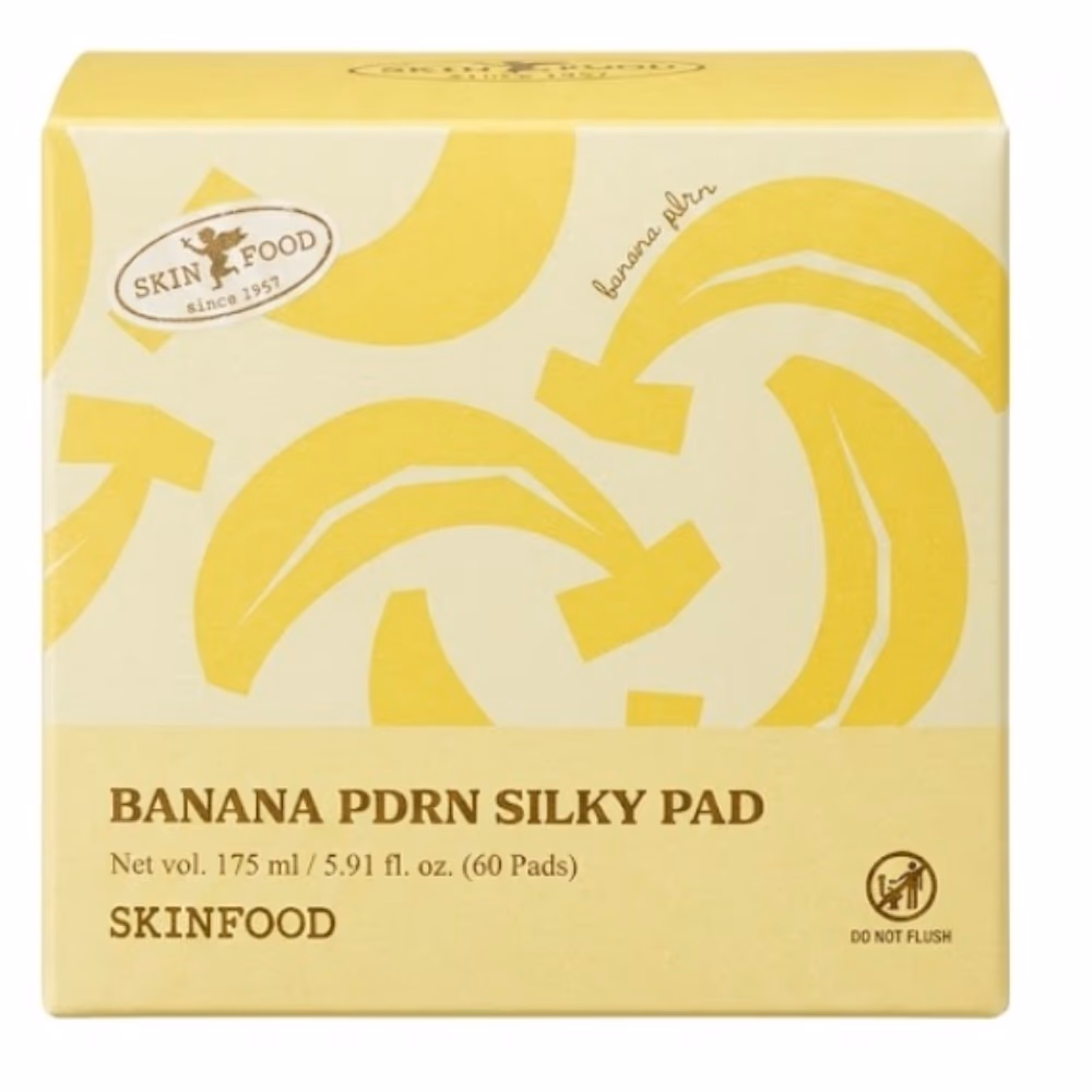 Skinfood Banana PDRN Silky Pad 60 Pads – Vegan PDRN & Tropical Peptide Complex | Toning, Hydrating & Brightening Pads 2
