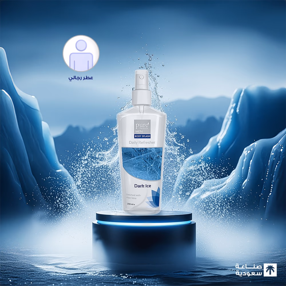 Pure Beauty Body Splash Dark Ice For Men 250ml 2