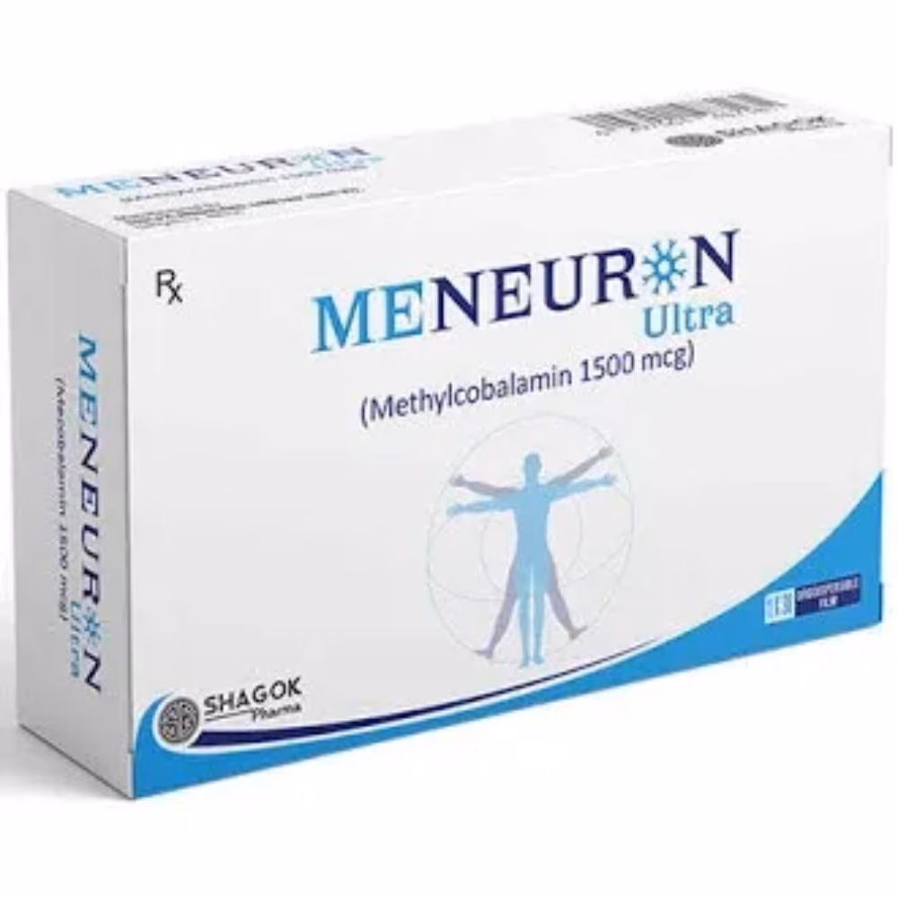Meneuron Ultra Vit B12 1500mcg 30 Orodispersible films