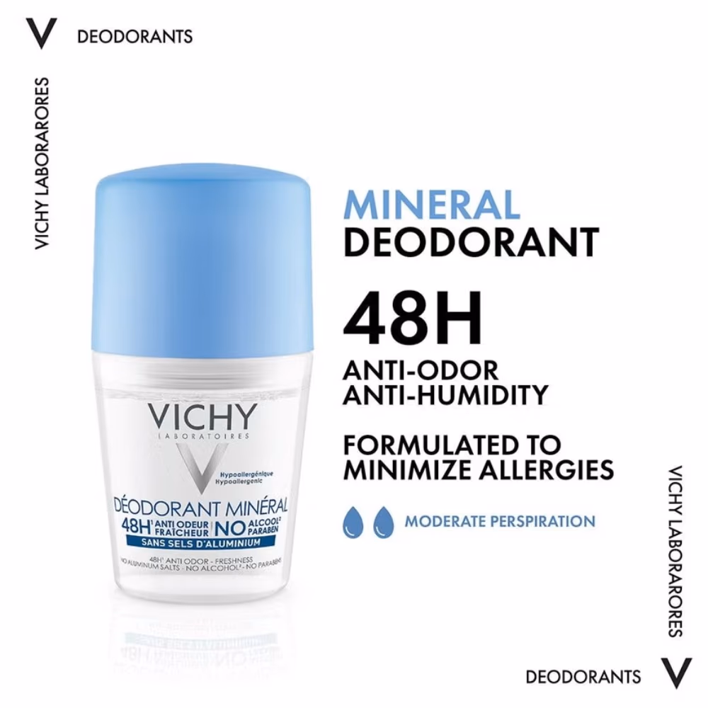 Vichy Deodorant Mineral Roll-On 48Hr 50 ml 2