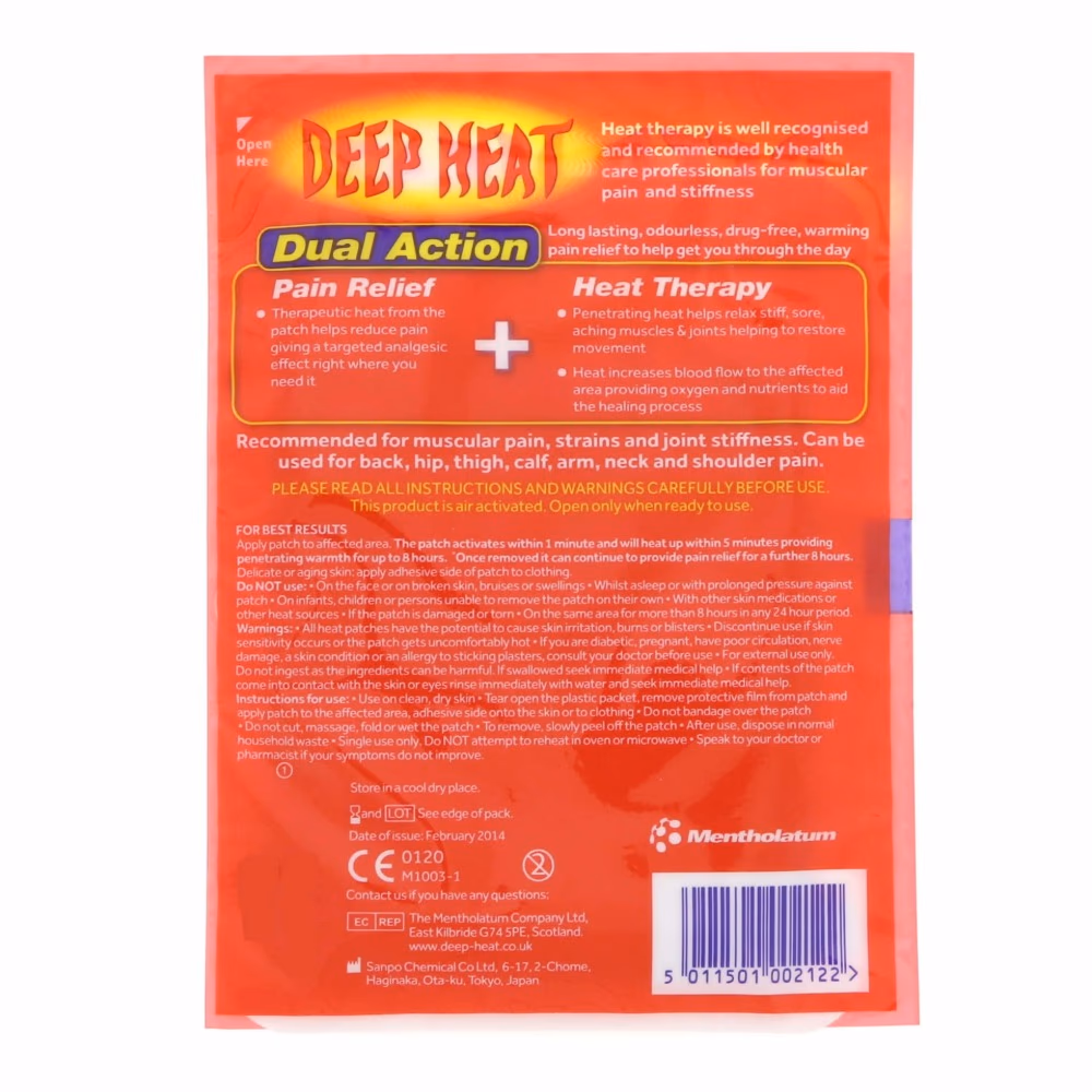 Deep Heat Pain Relief Patch 2