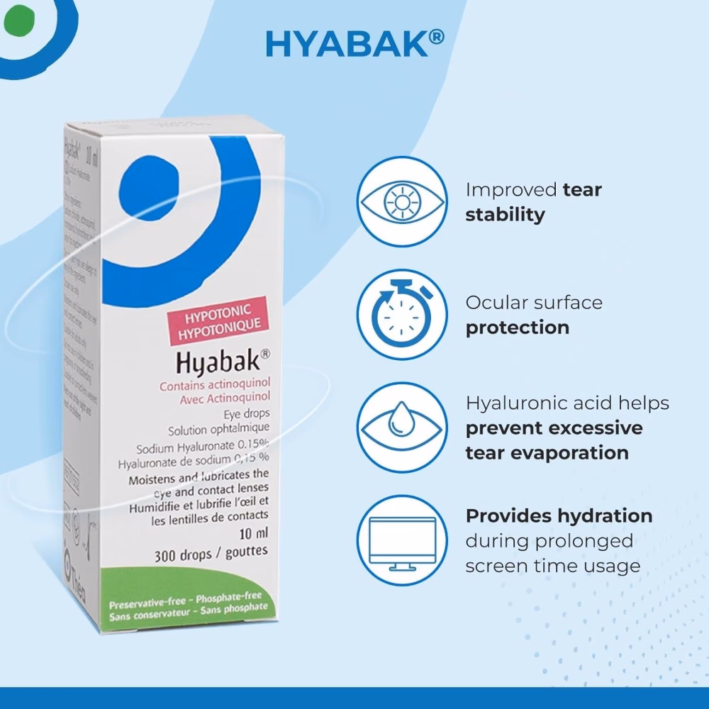 Hyabak 0.15% Eye Solution 10ml 4