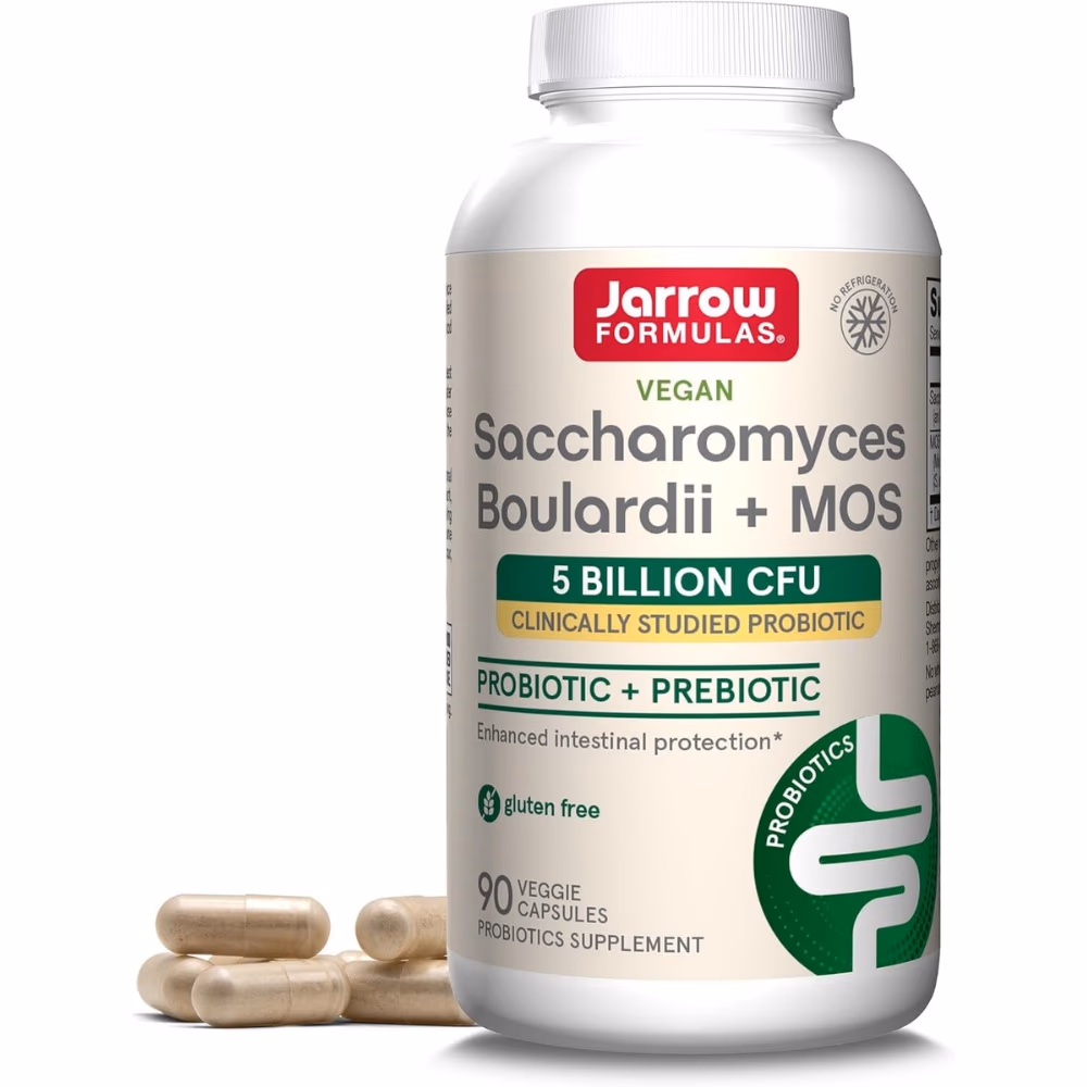 Jarrow Saccharomyces Boulardii + MOS - 90 Capsules