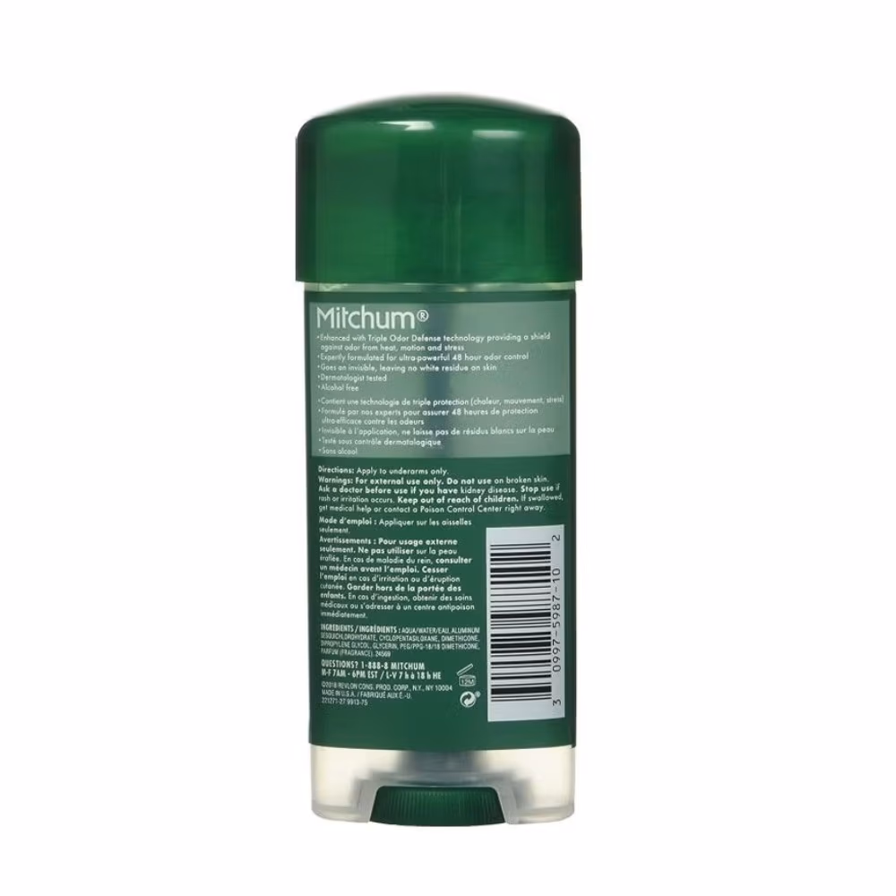 MITCHUM MEN DEO TRIPLE ODORDEFENSE UNSCEN STICK 96gm 2