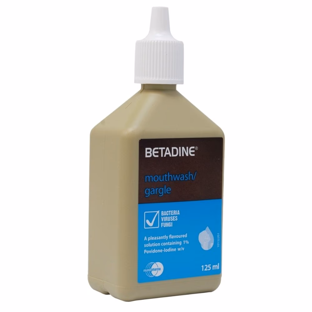 Betadine Mouthwash/Gargle 125ml 5