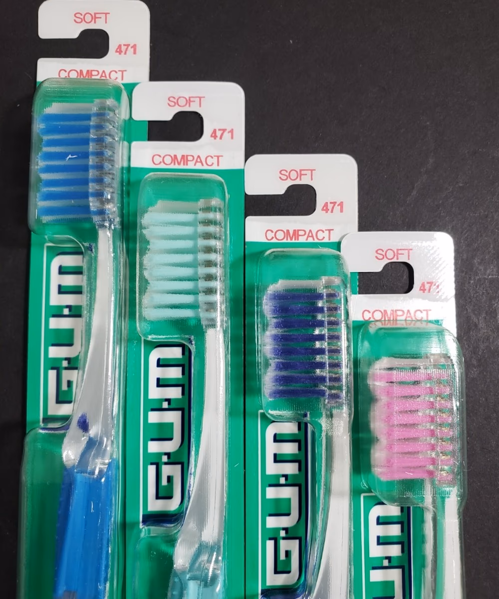 GUM Micro Tip Toothbrush (471) Soft - Assorted Color 2