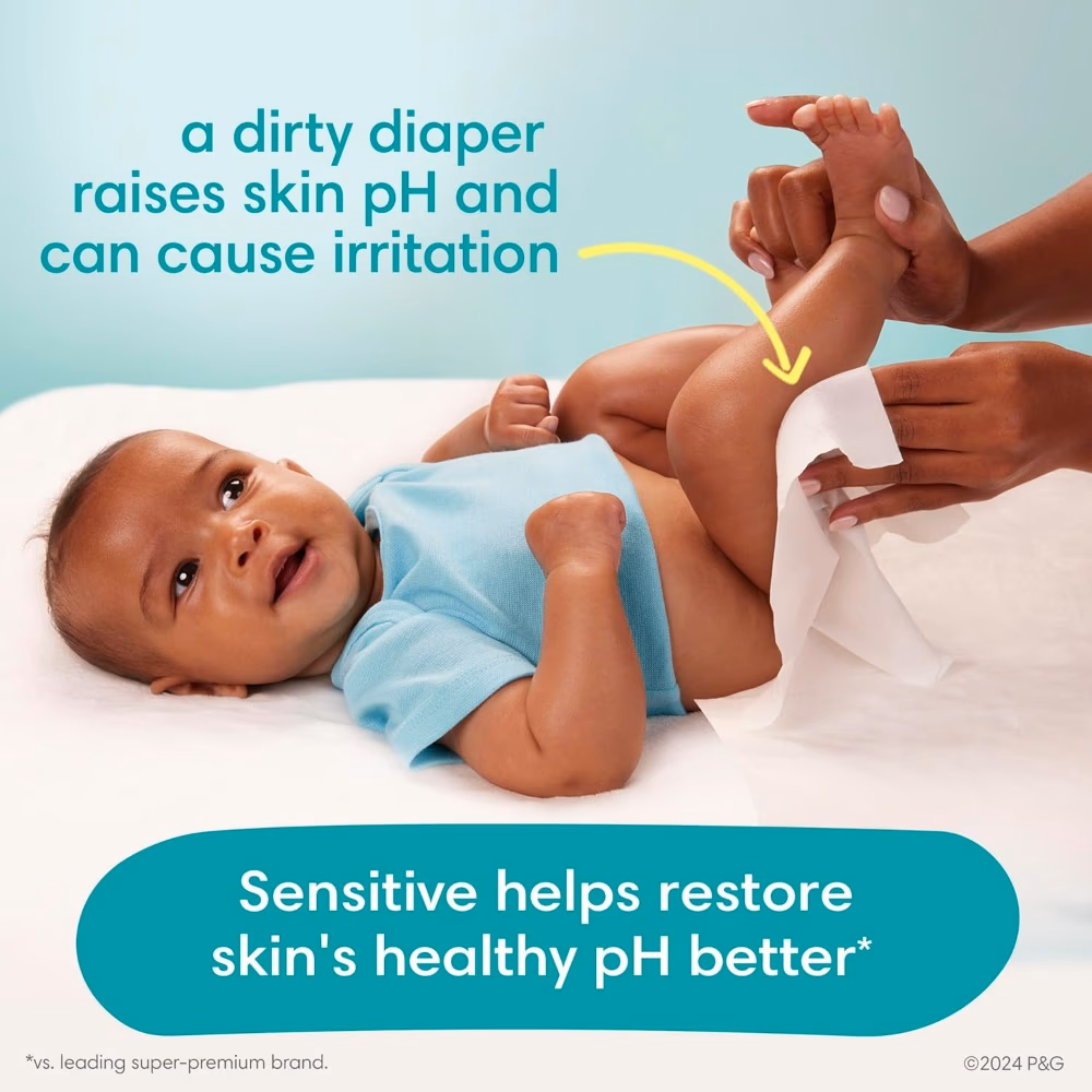 Pampers Sensitive Fragrance-Free Wipes 56 peices 4