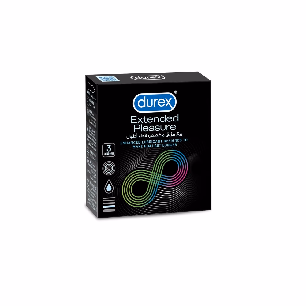 DUREX EXTENDED PLEASURE CONDOMS 3S 2