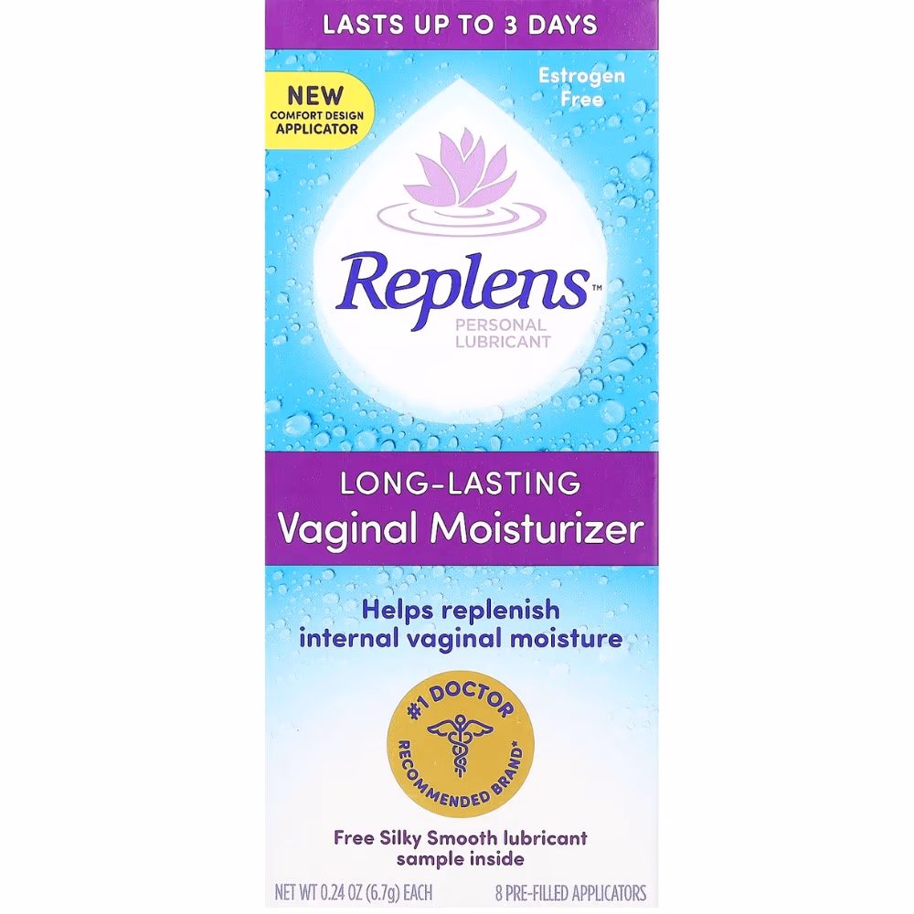 Replens Vaginal Moisturizer Lubricant- 8 Applicators 1
