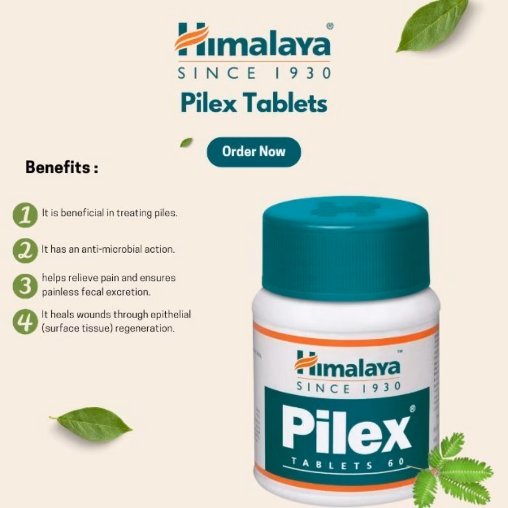 Himalaya Pilex Tablets 60s 5