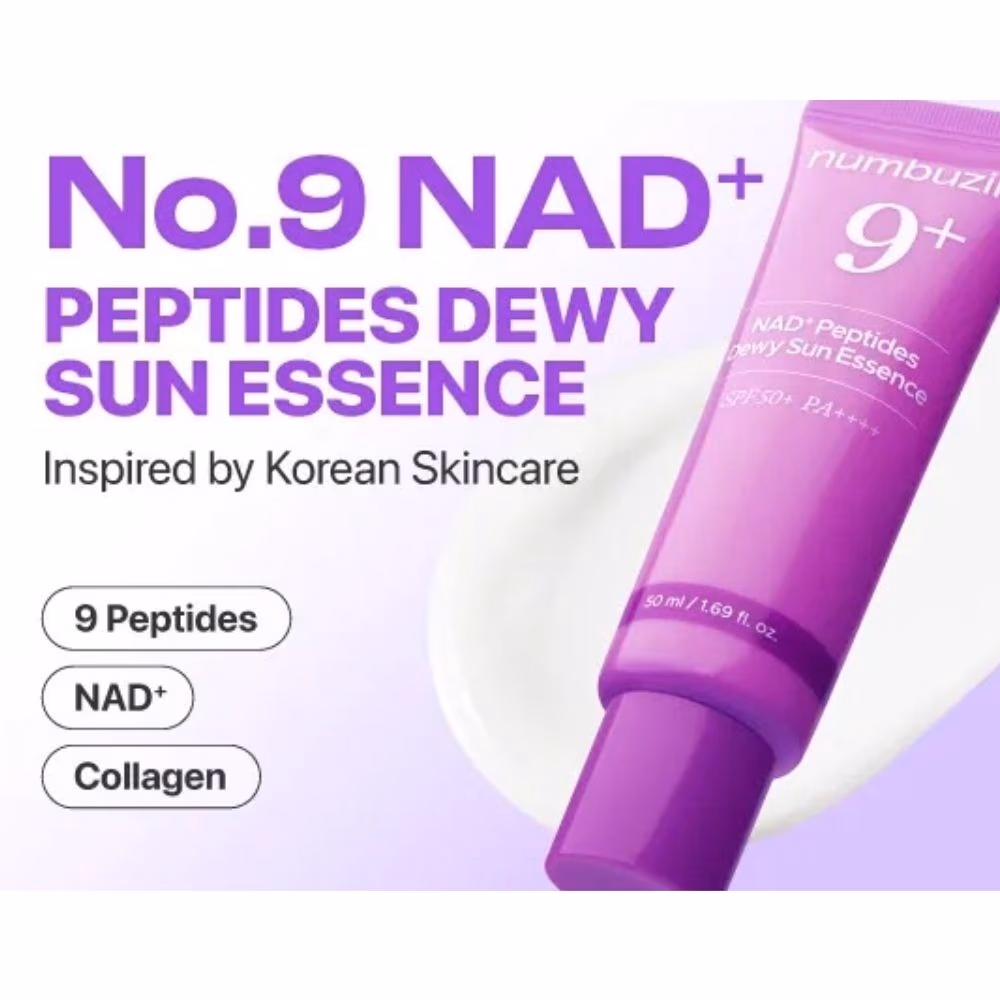 Numbuzin 9+ NAD+ Peptide Dewy Sun Essence 50ML 2