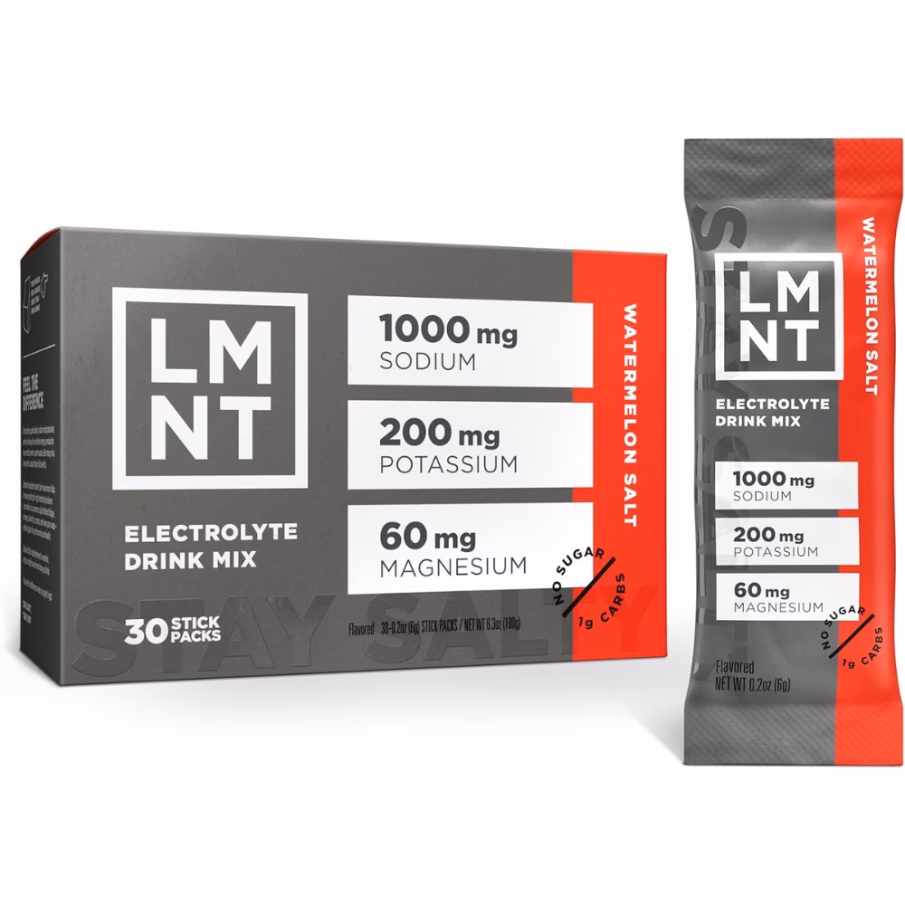 LMNT Electrolyte Drink Mix Watermelon Salt 30 Stick Pack