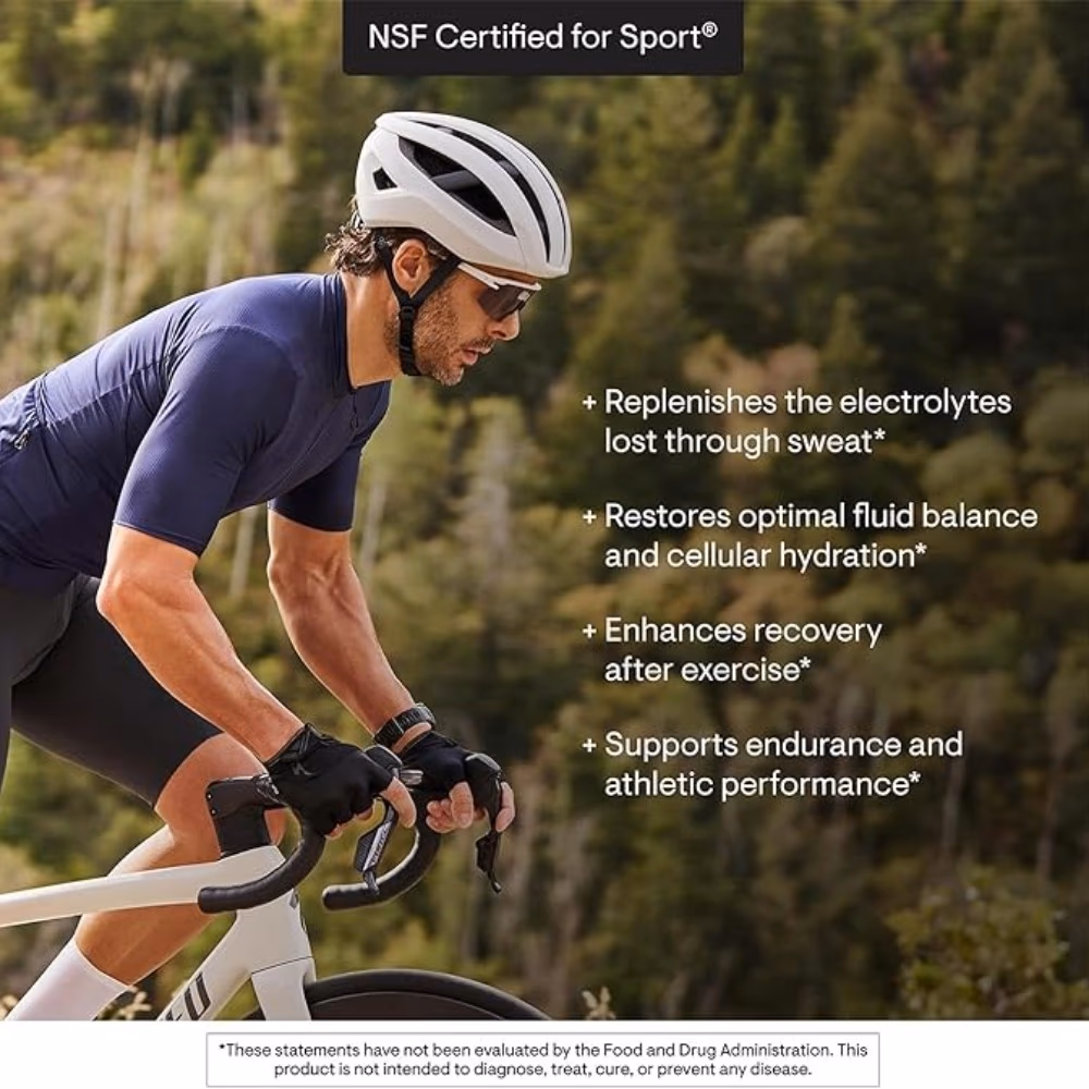 Thorne Daily Electrolytes 30 Stick Packs – Blood Orange | NSF Certified for Sport Hydration Mix 5