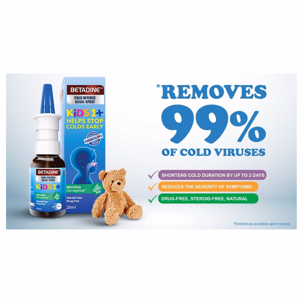 Betadine Cold Defense Spray for Kids 20ml 3
