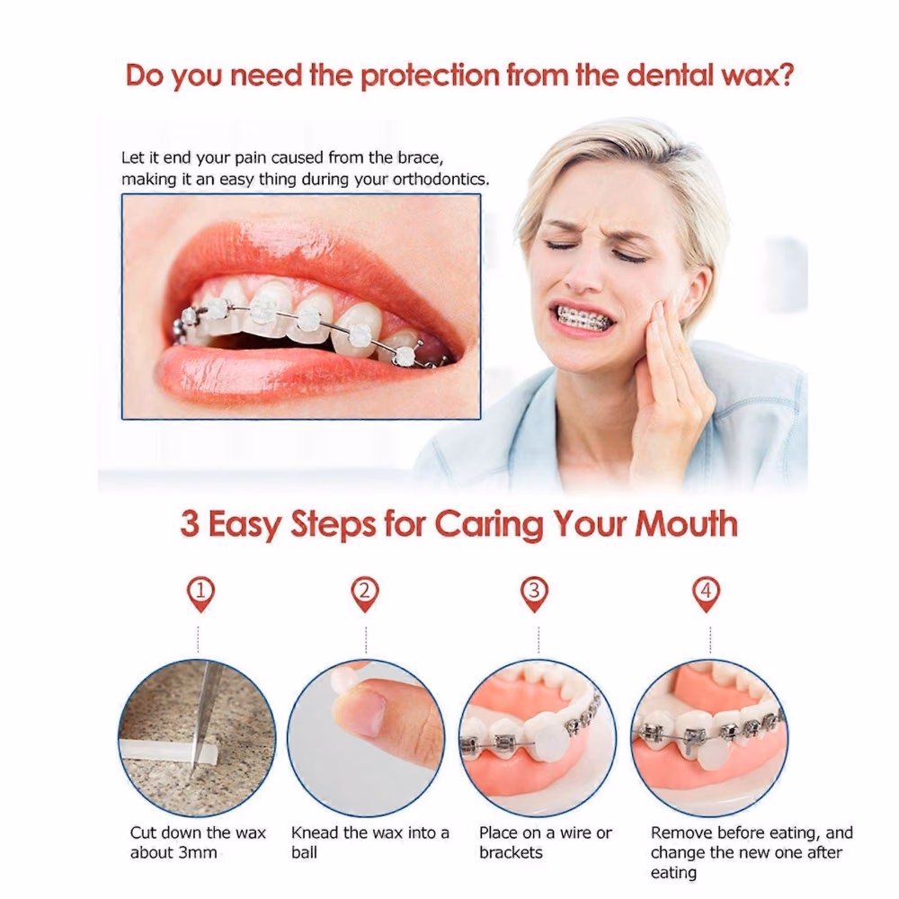 Kin Orthodontic Wax 5S for Braces and Aligners 3