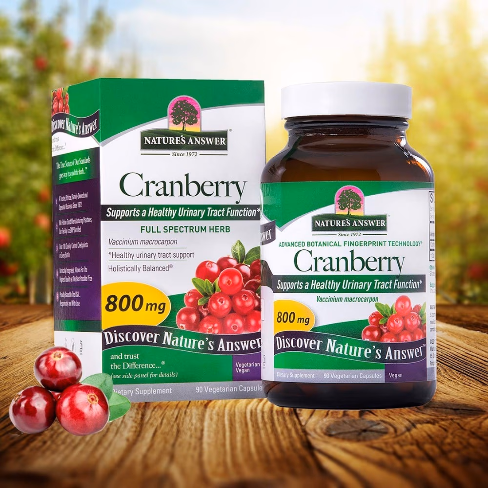 Natures Answer Cranberry 800mg – 90 Vegetarian Capsules 1