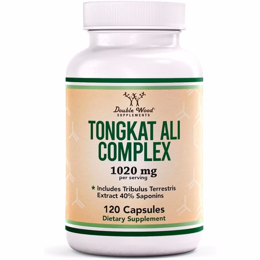 Double Wood Tongkat Ali Complex 1020 mg -120 Capsules  1