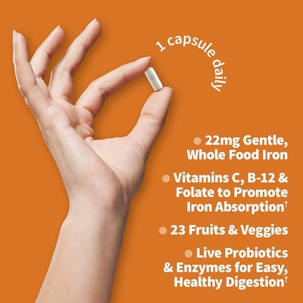 Garden of Life Vitamin Code Raw Iron 30 Vegan Capsules 5