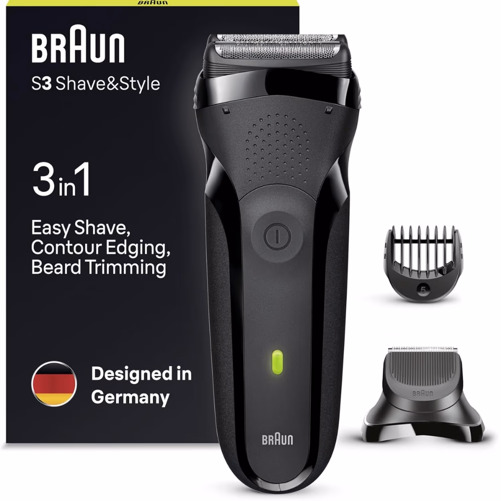 Braun Series 3 Shaver 300BT Black 1