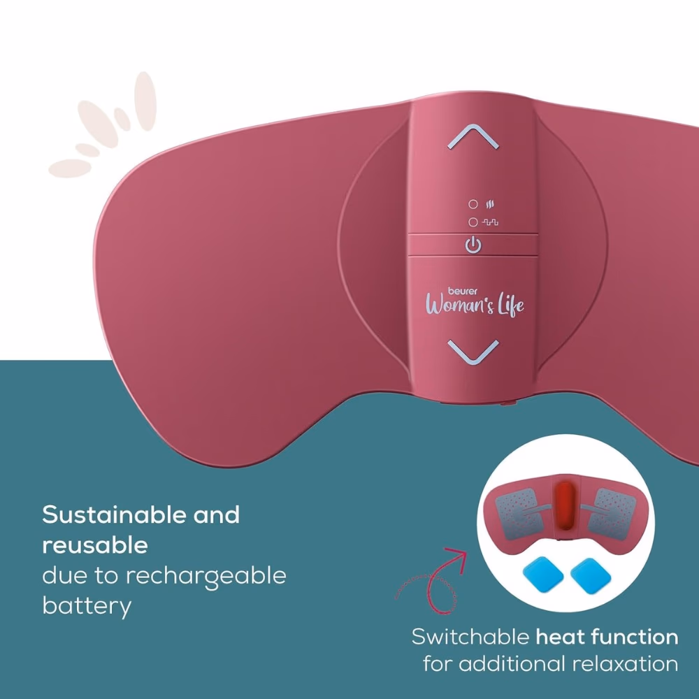 Beurer EM 50 Menstrual Relax TENS and Heat Pad 2