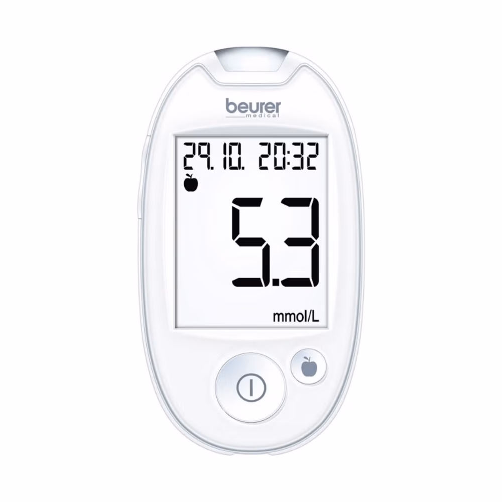 Beurer GL44 Blood Glucose Monitor White