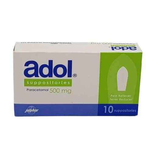 Adol 500mg - 10 Suppositories 1