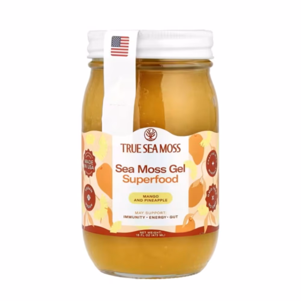 True Sea Moss Gel Superfood Mango and Pineapple 473ml